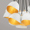 Quintiesse lampa wisząca Nula 15xE14 biało/złota QN-NULA-15P
