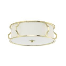 Orlicki Design plafon Pirelo PL 3xE14 biało/złoty OR84405