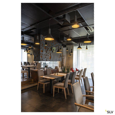 SLV lampa wisząca Phelia E27 czarna 1002949