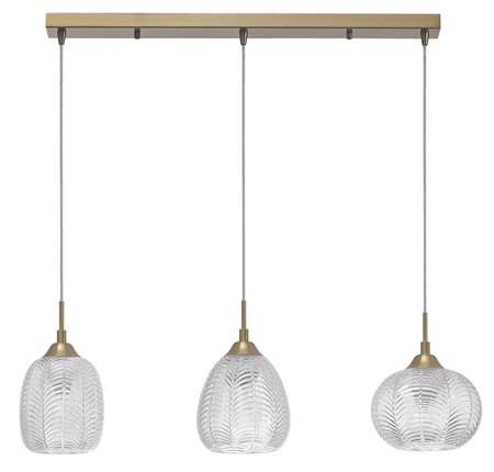 Luces Exclusivas lampa wisząca Alcala 3xE27 złota LE41858