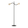 Emibig lampa stojąca Bolt LP2 2xE27 czarno/złota 150cm 1125/LP2