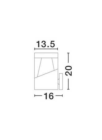 Luces Exclusivas kinkiet zewnętrzny LED Hormigueros 12W 960lm 3000K/4000K szary IP54 LE71571