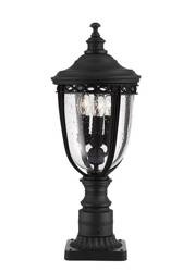 Elstead lampa stojąca zewnętrzna English Bridle 3xE14 czarna 55,2cm IP44 FE-EB3-M-BLK