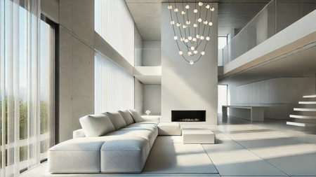 Luces Exclusivas lampa wisząca LED Cutervo ściemnialna Ø 84 cm 102W 8914lm 3000K IP20 czarno/złota LE44602