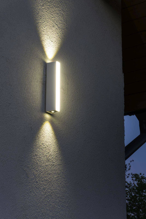 Su-ma kinkiet zewnętrzny LED Tin 2x4W + 6W 700lm 4000K biały IP54 M1401 W