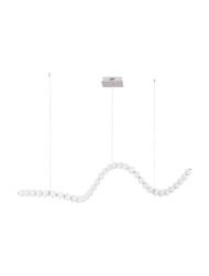Luces Exclusivas lampa wisząca LED Moca 99W 9069,3lm 3000K biało/srebrna LE42745