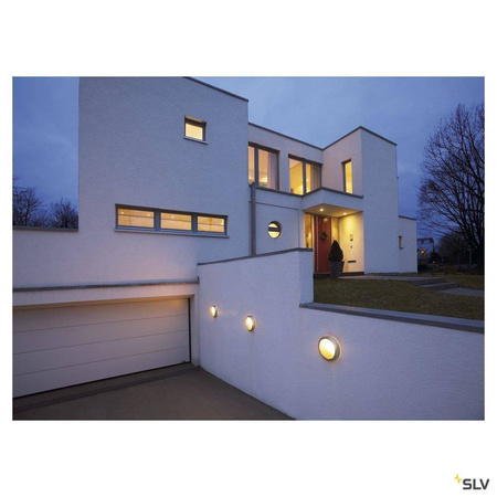 SLV kinkiet zewnętrzny Bulan E14 szary IP44 229072