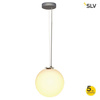 SLV lampa wisząca Rotoball 25 E27 biało/szara 165390