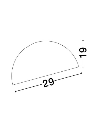 Luces Exclusivas lampa sufitowa LED Ironcollo Ø 29 cm E27 1x12W IP20 czarna LE44906