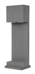 Luces Exclusivas lampa stojąca zewnętrzna LED Acajale GU10 2x10W IP65 wys. 60 cm szara LE73579