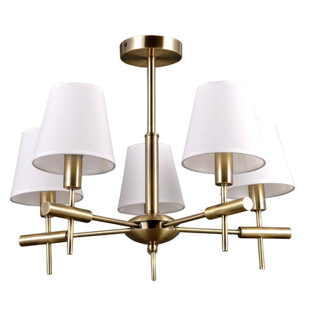 Italux żyrandol / lampa wisząca Baxio 5xE14 złota MD38482-5
