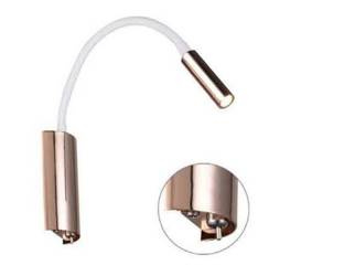 Orlicki Design kinkiet LED Nuto Bianco Gold 3W 135lm 3000K biało/złoty OR81701