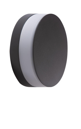 Azzardo kinkiet zewnętrzny LED Enok Round Wall 9W 3000K szary IP65 AZ4460