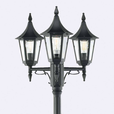 Norlys latarnia Rimini 3xE27 czarna 188cm IP54 403BL