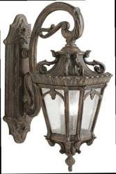 Elstead kinkiet zewnętrzny Tournai 3xE14 szaro/brązowy IP44 KL-TOURNAI2-XL