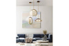 Azzardo lampa wisząca LED Helena C 23W 1200lm 3000K mosiężna AZ4668