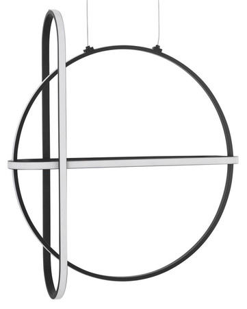 Luces Exclusivas lampa wisząca LED Hoyo 48W 3360lm 3000K czarna LE41404