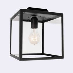 Norlys plafon zewnętrzny Lofoten E27 czarny IP44 1942BL