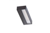 Azzardo kinkiet zewnętrzny LED Cosel 2x(4W 650lm 3000K) 8W 1300lm szary IP54 AZ4354