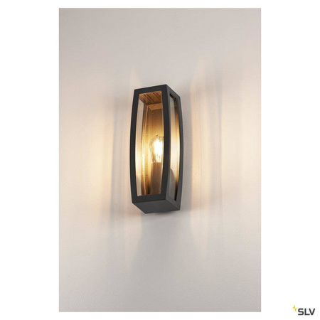 SLV kinkiet zewnętrzny Meridian Box 2 E27 antracytowy IP54 230655
