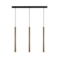 Amplex lampa wisząca Akadi 3xGU10 czarno/mosiężna 8885