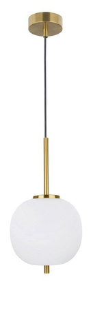 Luces Exclusivas lampa wisząca Pilar E14 biało/mosiężna LE41757