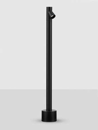 Luces Exclusivas lampa stojąca zewnętrzna LED Borja Ø 8 cm 4W 217lm 3000K IP65 wys. 60 cm czarna LE73749