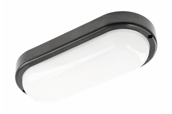 GTV lampa techniczna LED Kodo 18W 1620lm 4000K IP54 owalna czarna LD-KD18WOV-NB-10