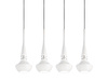 Azzardo lampa wisząca Tasos 4xE14 biała AZ0884
