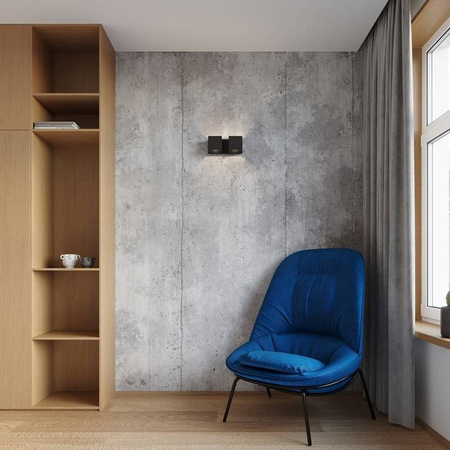 Sollux kinkiet techniczny Quad 2 2xG9 czarny SL.0657