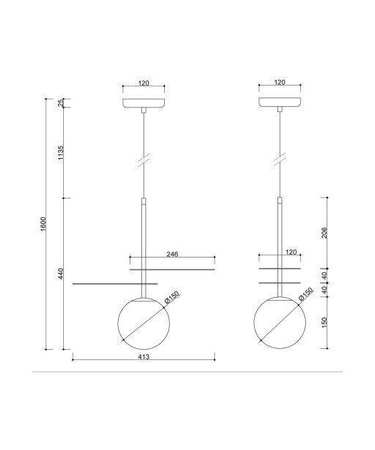 Ummo lampa wisząca Fyllo A G9 złota z mosiężnymi liśćmi FYA131P0