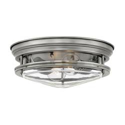 Quintiesse plafon łazienkowy Hadrian 2xE27 nikiel IP44 QN-HADRIAN-FS-AN-CLEAR