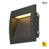 SLV oprawa ścienna zewnętrzna LED Downunder 4W 85lm 3000K antracytowa IP55 233615