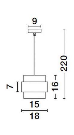 Luces Exclusivas lampa wisząca Vieja Ε27 czarno/złota LE42623