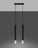 Sollux lampa wisząca Wezyr 2 2xG9 czarna SL.0961