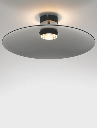 Luces Exclusivas lampa sufitowa LED Peca Ø 60 cm 17W 854lm 3000K IP20 czarno/szara LE44275