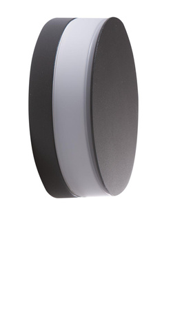 Azzardo kinkiet zewnętrzny LED Enok Round Wall 9W 3000K szary IP65 AZ4460