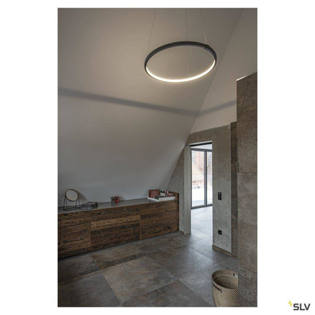 SLV lampa wisząca LED Halo 35W 2200lm 3000/4000K czarna 1002911