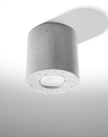 Sollux plafon Orbis GU10 betonowy SL.0488