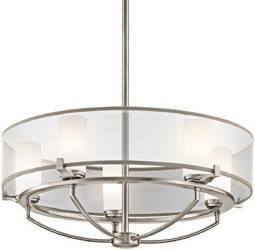 Elstead żyrandol / lampa wisząca Saldana 5xG9 (załączono 3,5W 320lm 3000K) nikiel KL-SALDANA5