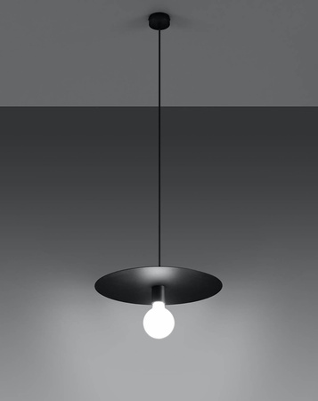 Sollux lampa wisząca Flavio E27 czarna SL.0853