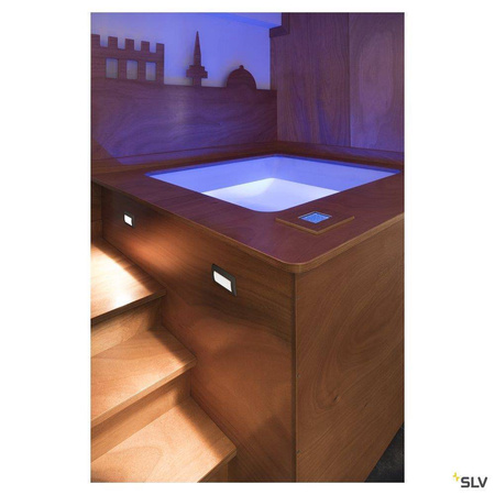 SLV oprawa ścienna zewnętrzna LED Downunder 4W 85lm 3000K antracytowa IP55 233625