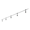 Ideal Lux girlanda Fiesta 5xE27 czarna IP44 159836