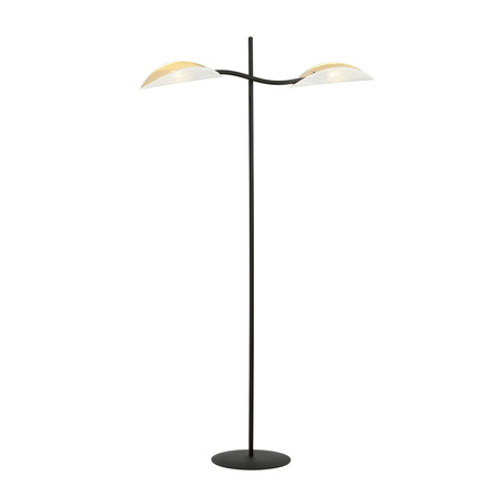 Emibig lampa stojąca Lotus LP2 2xE14 czarno/biała 150cm 1107/LP2