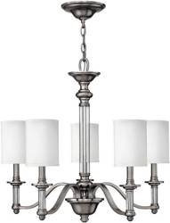 Elstead żyrandol / lampa wisząca Sussex 5xE14 nikiel HK-SUSSEX5
