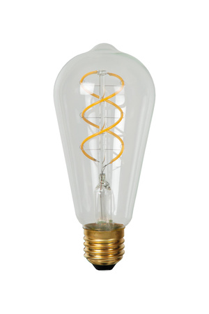 Lucide żarówka LED ST64 E27 Filament Ø 6,4 cm ściemnialna 1x4,9W 2700K transparentna 49034/05/60