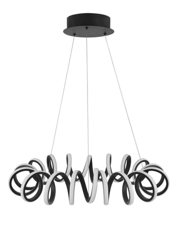 Luces Exclusivas lampa wisząca LED Godoy 45W 3375lm 3000K czarna LE41641