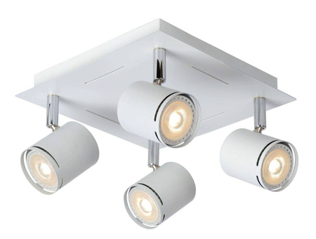 Lucide plafon (reflektorki) Rilou 4xGU10 (załączono LED 5W 320lm 3000K) biały 26994/20/31