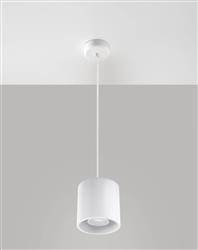 Sollux lampa wisząca Orbis 1 GU10 biała SL.0053