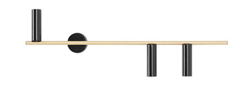 Aldex kinkiet Trevo 3 3xGU10 czarno/mosiężny 1083Y40_2